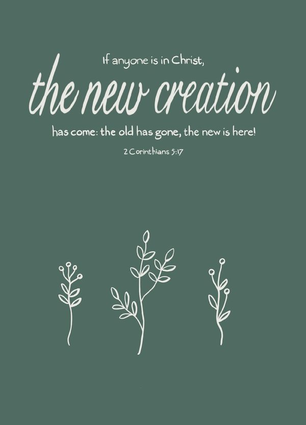 Christelijke kaart - The new creation
