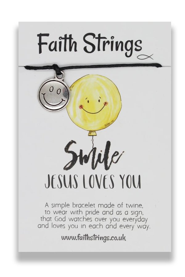 Faith Strings - Smile, Jesus loves you